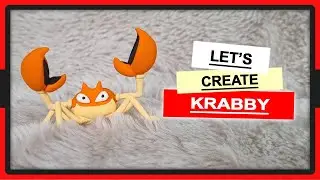 Pokemon Krabby Clay Sculpt #krabby #pokemon #pokemonclay