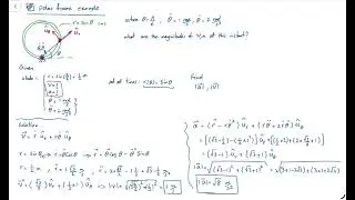 Dynamics - Polar frame example