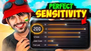 i Got Best [ 200- SENSITIVITY ] Setting 🔥| Perfect Headshot Setting In Mobile