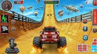 Monster Truck Mega Ramp Impossible Driver - 4x4 Ultimate Car Stunts GT Racing - Android GamePlay