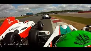 Formula Renault 2.0 NEC 2.6.13 Silverstone Race 2 Alfonso Celis onboard by Shuntmonkey