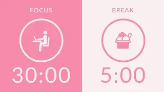 30/5 Pomodoro Timer | No Music 🔔 Bell Only | 2-Hour Study With Me for Deep Focus 🍅
