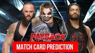 WWE payback 2020 Match Card highlights & Prediction| WWE payback 2020 preview and winner prediction