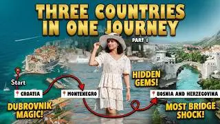 THREE COUNTRIES IN ONE JOURNEY 🇭🇷 🇧🇦 🇲🇪  | Part 01 | Dubrovnik  | Nimisha Pavithran