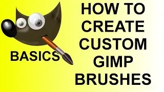How to create Custom Brushes in GIMP | Basics | GIMP Tutorial | #38