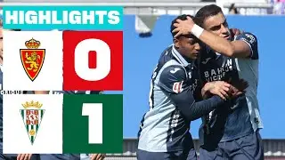 REAL ZARAGOZA 0 - 1 C&Oacute;RDOBA CF | RESUMEN LALIGA HYPERMOTION