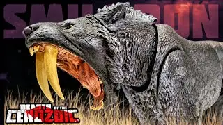 BEASTS OF THE CENOZOIC!!! Super Articulated 1/12 scale SMILODON Review!!!