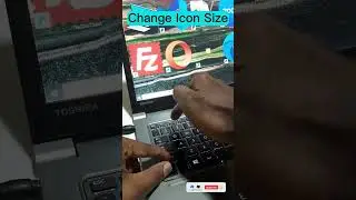 How to Change Icon Size on Windows PC Using Keyboard Shortcut (Ctrl+Shift+1,2,3,4) #iconsize