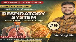 Respiratory System in Hindi | Nose Pharynx Larynx | Anatomy & Physiology | ANM GNM | Yogi Sir
