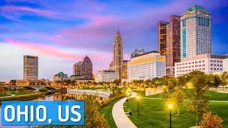 US State of Ohio and Largest Cities 4K Drone Footage