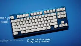 JJW Cloudline v2 | PP Plate | Vintage Cherry MX Brown