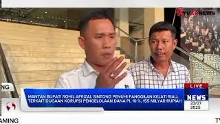 Mantan Bupati Afrizal Sintong Diperiksa Tim Pidsus Kejati Riau,Dalam Perkara Dana PI 10% .