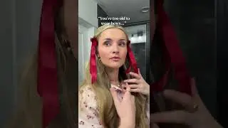 Тем, кто в моём последнем видео говорил, что я слишком стара для бантиков&hellip; Мне всё равно, я всё р...
