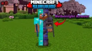 🔥 How to Make NETHERITE ARMOR in Minecraft Survival Series 1.21 🔥