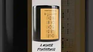 A Minor PENTATONIC Black MUG