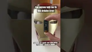 Iron Man Helmet - Arduino Error #help