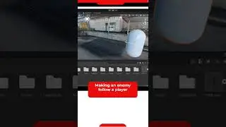 making an enemy follow a player | unity tutorial #unity #game #gamedev #unity3d
