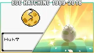 Evolution of Pokémon Egg Hatching (1999-2018)