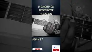 🎸 &ldquo;Master the D Chord on different position in 30 Seconds | Easy Guitar Tutorial #Shorts&rdquo;
