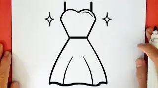 COMO DESENHAR UM VESTIDO