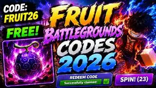 NEW FRUIT BATTLEGROUNDS CODES *WORKING* 2026