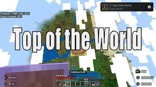 Minecraft PS5 Slim (Unlocking Top of the World Trophy)