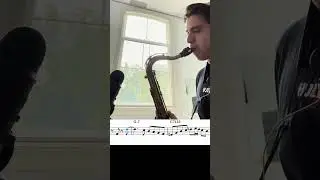 Laufey - From the Start Tenor Sax Transcription #laufey #shorts