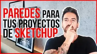 🙌🙌 PAREDES y estucos en VRAY SKETCHUP ✌😌