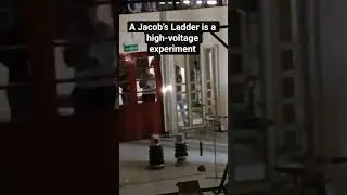 Jacob&rsquo;s Ladder #physics #experiment #fun #cool #elecrical #science #uop #srilanka #exhibition