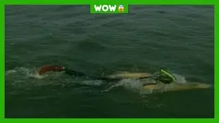 Deze vader gaat een half jaar lang de oceaan overzwemmen