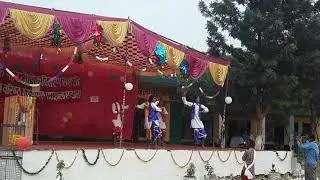 Govt. S . S. School Mandhala me function par bhagda