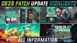 OB38 Patch Update Highlights Full Details ! New Character In Free Fire ! Free Fire Update Details