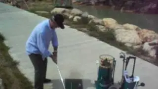 ALBUS GOLF (video 10) Practising with ECOBIOBALL in Port Ginesta-Sitges (Barcelona)