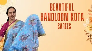 Beautiful handloom kota sarees by Anitha Reddy \\ Trends block prints \\