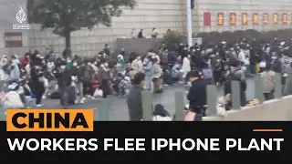 Workers escape COVID lockdown at iPhone factory in China | Al Jazeera Newsfeed