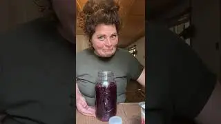 Homemade Blueberry Wine