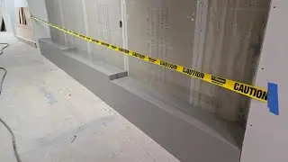 Stone benches installed quick #quartz #countertop #construction 