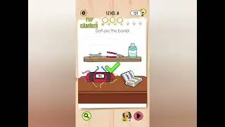 Brain Test 5 level 8 &ndash; all parts gameplay walkthrough solution