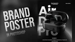 How To Make Brand Poster In Photoshop | #BrandDesign #CreativeDesign #PosterMaking #AdobePhotoshop