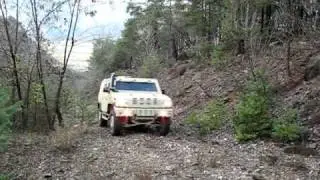 Iveco Panther LMV 4x4 rapidly rock climbing in Northern Italy!