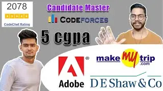 Talk with a competitive programmer | Candidate master| Tier-3 college| Off-campus| Adobe | D.E. Shaw