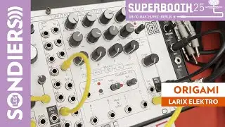 LARIX ELEKTRO ORIGAMI : une voix de synth&eacute; compl&egrave;te avec un turbo wavefolder 🤣 SUPERBOOTH 2025