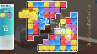 Property Brothers Home Design - Level 3 gameplay blast color match block brick pop puzzle decor game