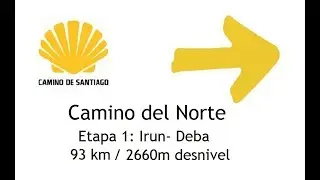 Camino de Santiago. Camino del Norte en Bicicleta. Etapa 1: Irun-Deba