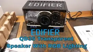 Edifier QD35 Transparent Speaker with RGB Lighting Effects & Amazing Sound