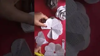 How to Make FLOWERS out of BOOK PAGES | Budget Friendly DIY #shorts