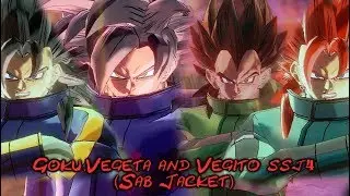 DBXV2 Super Saiyan 4 SAB Jacket Pack (Goku-Vegeta-Vegito)