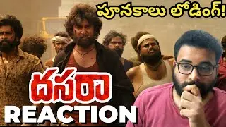 DASARA Trailer Reaction & Review. | Nani, Keerthy Suresh | Santhosh Narayanan | Srikanth Odela |
