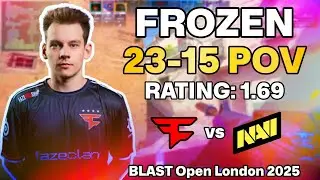 💀 FROZEN POV: DUST2 MASTERCLASS vs Natus Vincere! | BLAST Open London 2025