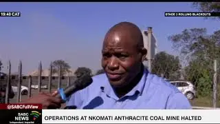 Operations at Nkomati Anthracite Coal Mine halted
